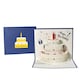 image 1 of Blue Fruit Cake Design 3D Pop Up Birthday Card