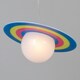 image 3 of BHS Glow Kid's 1 Light Saturn Pendant, Blue