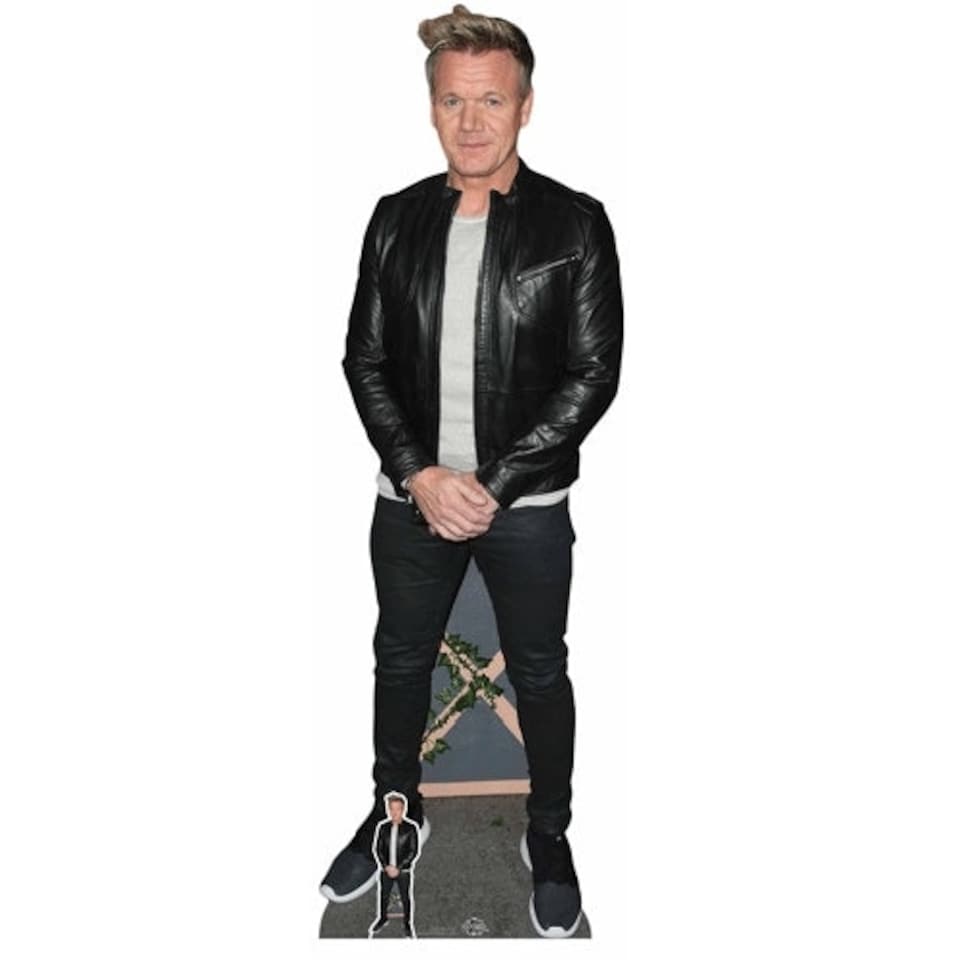 Gordon Ramsay Black Jacket Lifesize Cardboard Cutout 189cm