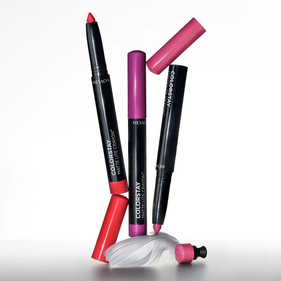 image 1 of Revlon ColorStay Matte Lite Lip Crayon Paraben Free Lightweight Lipstick, 12 Bold Yet Wearable Shades Available, Take Flight N/A