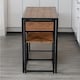 image 4 of Industrial 3-Piece Dining Rustic Table Set Brown