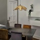 image 4 of Osram Decor Rattan Daisy Pendant Ceiling Light 580 E27 Brown Cream