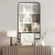 image 6 of HOMCOM Rectangle Wall Mirror with Shelf 86 x 53 cm, for Living Room, Bedroom