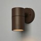 image 3 of BHS Roy Outdoor Down Wall Light with Tempered Glass, Rust