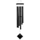 image 4 of Woodstock Hanging Black Wind Chime