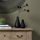 image 3 of Tapered Vase - Glass - L11 x W11 x H18 cm - Black Black
