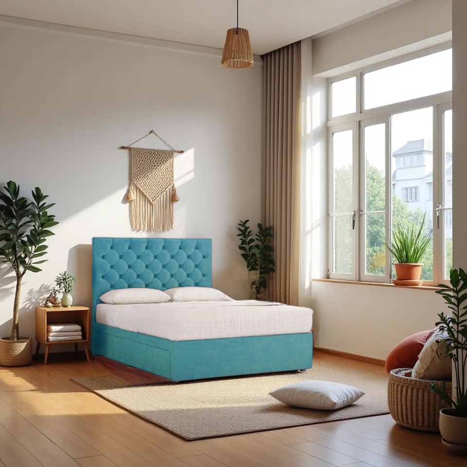TheArth × SOTE2023 ”床上手 SOTE.ver” Athens Plush Bed Set With Mattress, 2 Drawers Same Side & 24