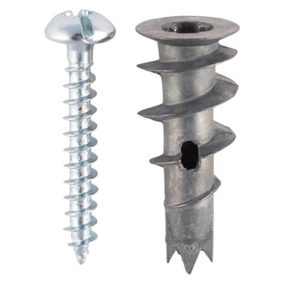 image 1 of Timco - Metal Speed Plugs & Screws - Zinc (Size 31.5mm - 100 Pieces)