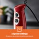 image 5 of GEEPAS 400W Hand Blender, 2 Blending Speed Red | Red