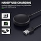 image 4 of Dyzi 2-Pack Magnetic Dock Charger Charging Cable USB-A 5V/2A for Samsung Galaxy Watch 7 6 5 4 3 Ultra FE Pro Classic Active 2/1 - Black