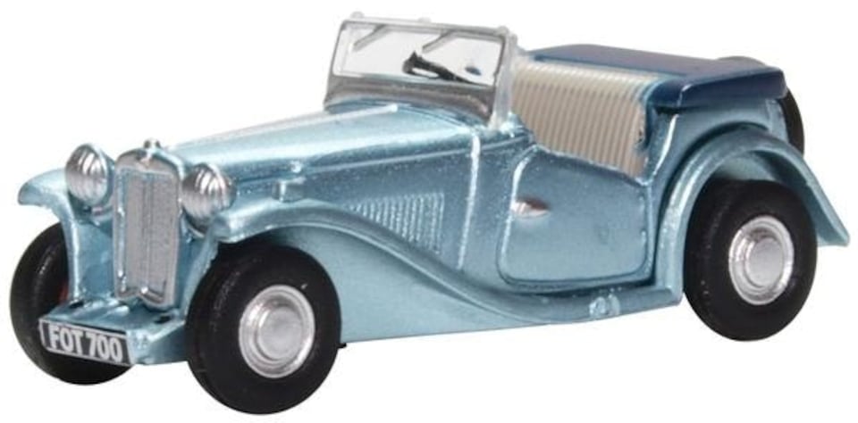 Oxford Diecast MGTC Powder Blue