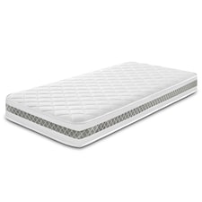 Diamond 3D Memory Foam and Spring Hybrid Mattress Breathable CoolTouch Surface | White | Small Single
