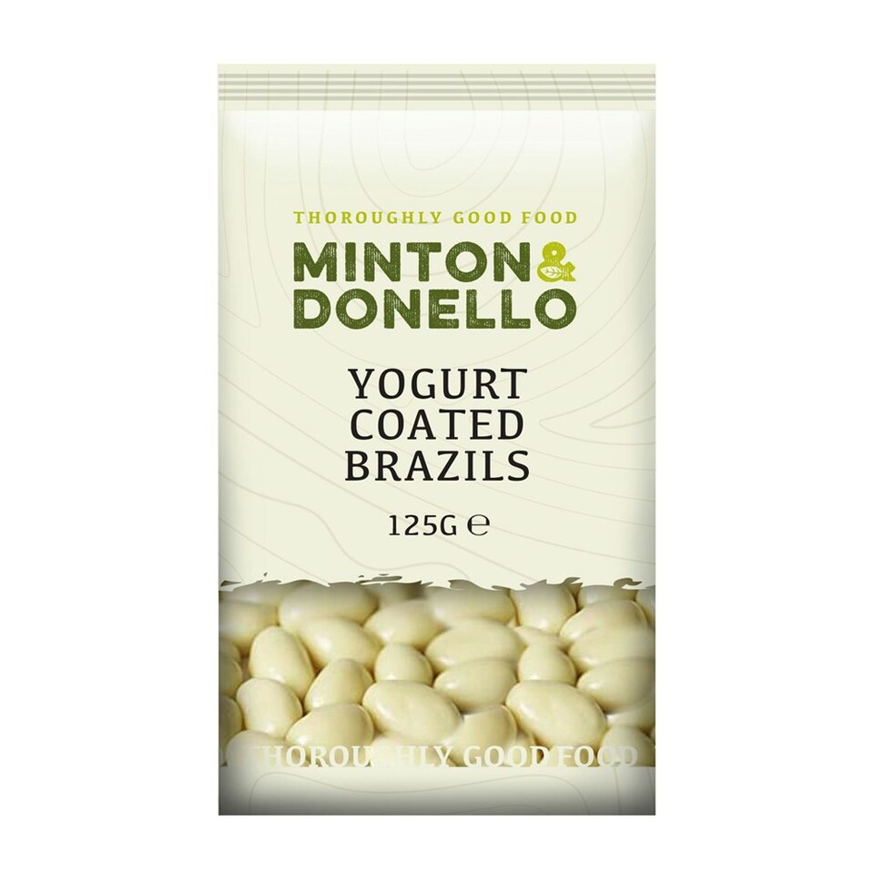 image 1 of Minton & Donello Yoghurt Coated Brazil Nuts 6 x 125g