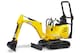 image 2 of Bruder bworld JCB Micro excavator 8010 CTS Tracked Excavator Model