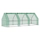image 1 of Outsunny Mini Greenhouse Garden Planter Zipper Doors Portable 270 x 90 x 90cm