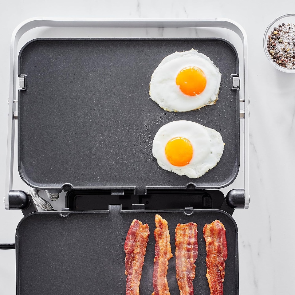 image 1 of Greenpan Bistro 6-in-1 Contact Grill and Griddle, PFAS-Free Non-Stick Ceramic