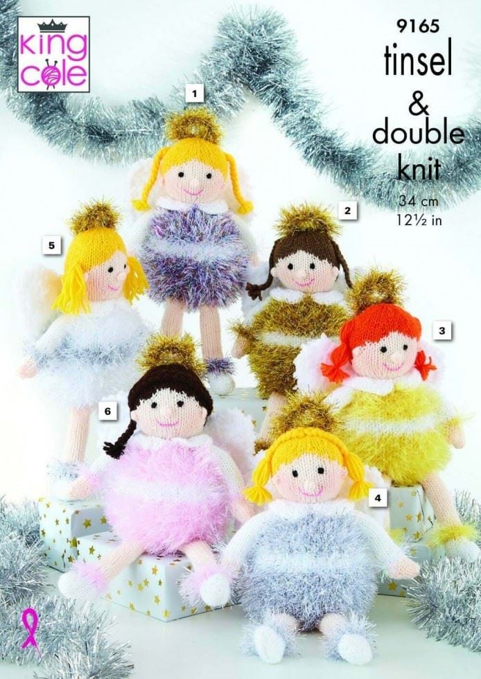 King Cole DK & Chunky Knitting Pattern 9165, Toys - 34 cm