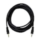 image 1 of 3m 3.5mm Jack to Jack Stereo Extension Audio Aux Gold Cable Lead | Black