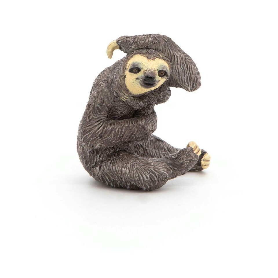 image 1 of PAPO Wild Animal Kingdom Sloth Toy Figure