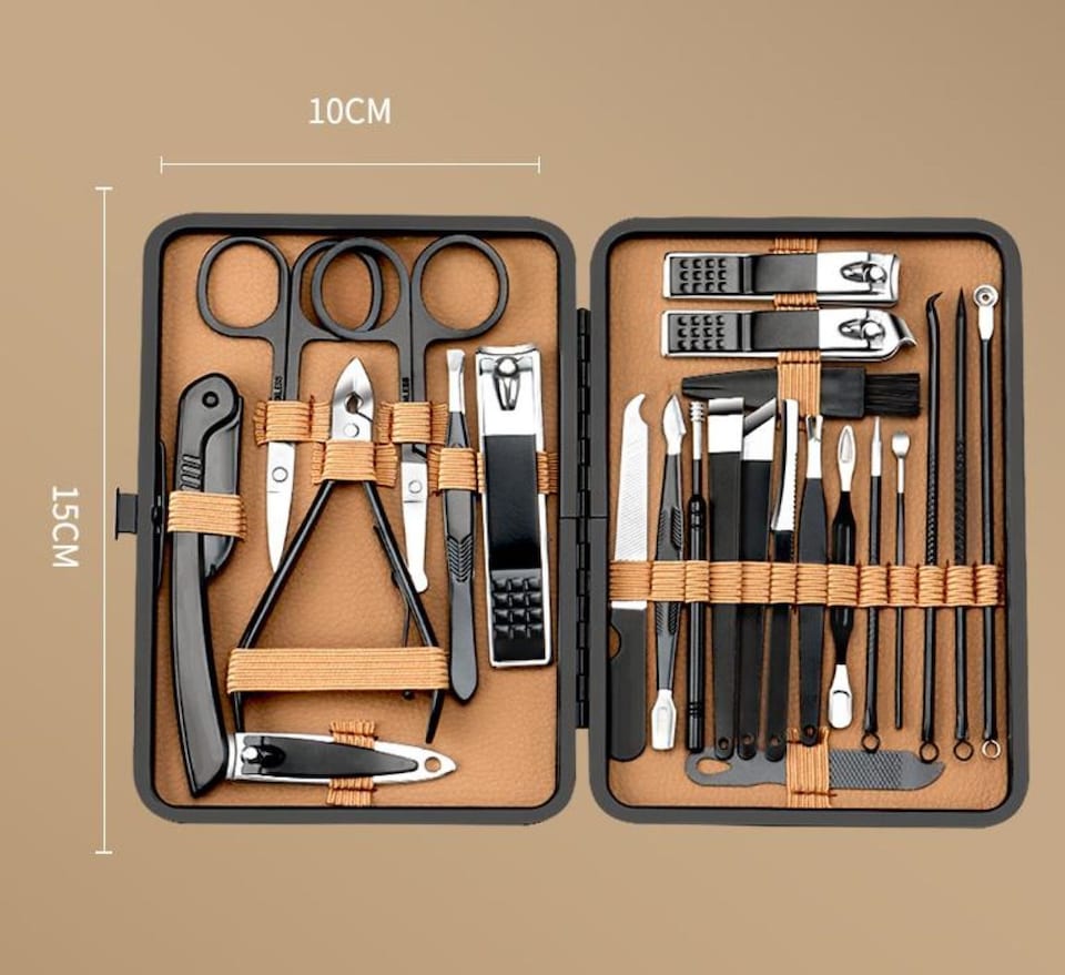 image 1 of 24-Piece Stainless Steel Manicure and Pedicure Set