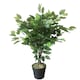 image 3 of 60cm Leaf Realistic Artificial Ficus Tree / Plant | Green | 2ft