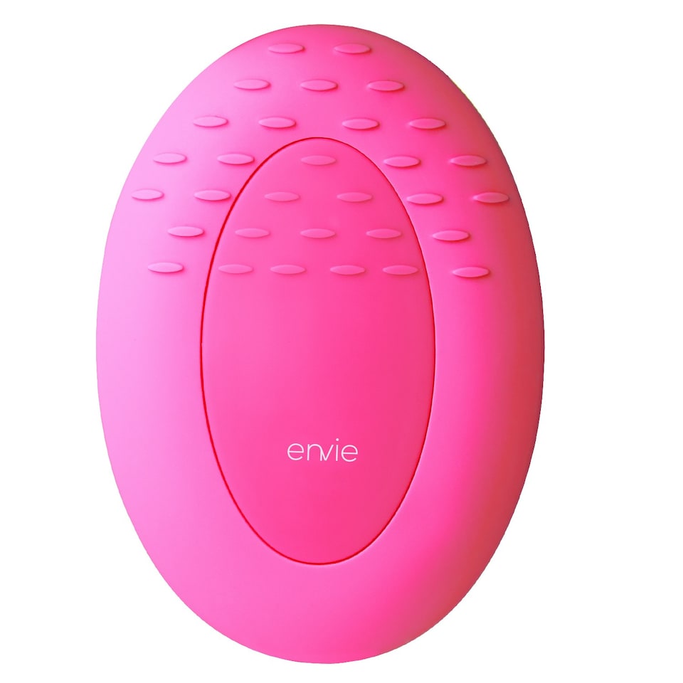 image 1 of Envie Compact, Portable and Waterproof Facial Exfoliator for Women, Pink