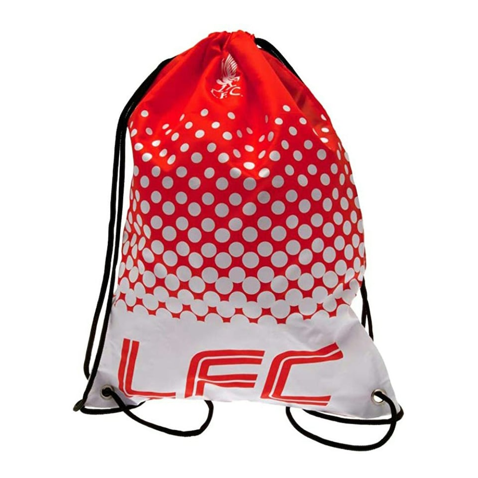 image 1 of Liverpool FC Official Football Fade Design Gym Bag - Red/White - One Size