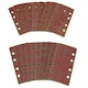 image 2 of Hook + Loop Mixed Grit Sanding Pads Sheets Sander sandpaper 40 - 120Grit 100pc