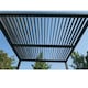 image 5 of 3m x 3m Aluminium Pergola with Manual Louvre Roofing
