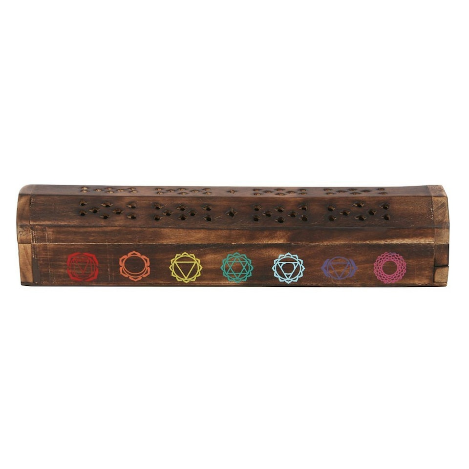 image 1 of Elements Mixed Seven Chakra Wooden Incense Gift Set - Brown - One Size