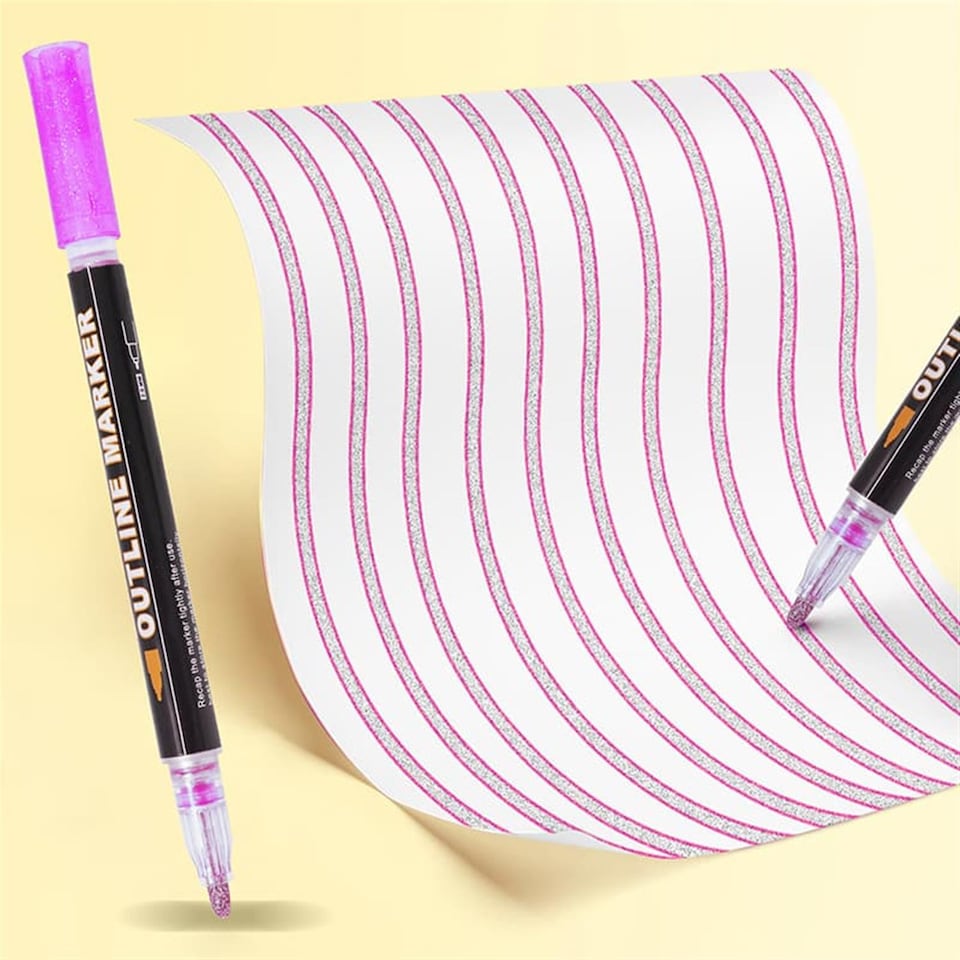 image 1 of Pack of 24 Colors Art Drawing Outline Fineliner Marker pens