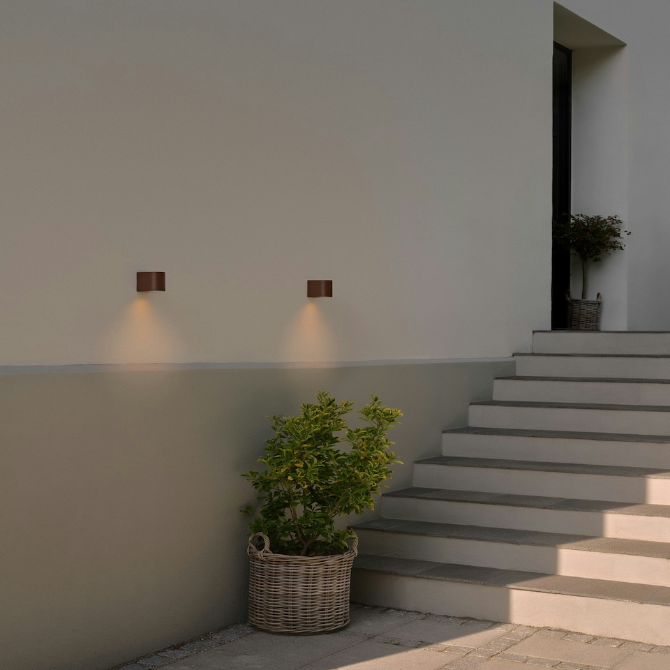 image 1 of Dion Single | Wall light | Rusty Red | Rusty