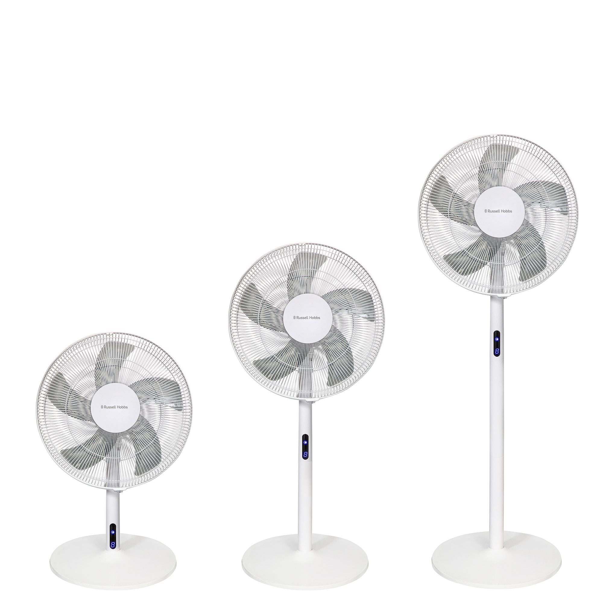 Russell Hobbs RHMPF3IN1 3 in 1 Pedestal Fan in White