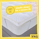 image 5 of Snug Deeply Dreamy Extra Deep Mattress Topper, 10 cm Thick | White | 1