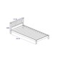 image 4 of Corona Solid Pine Single Bedstead - Antique Wax or Grey Wax Finish with Solid Wood Slats | Grey | Grey | Single | 1