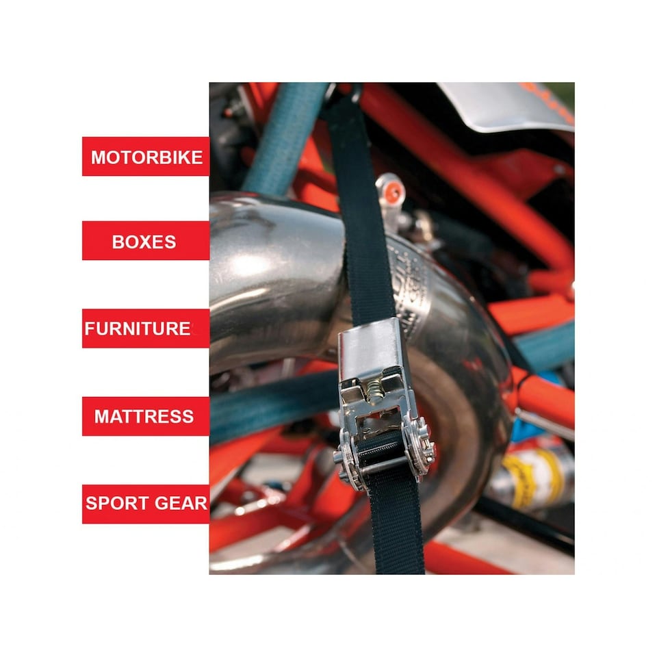 image 1 of Master Lock Endless Ratchet Tie-down 5m - Multi Colour - One Size Multi | One Size