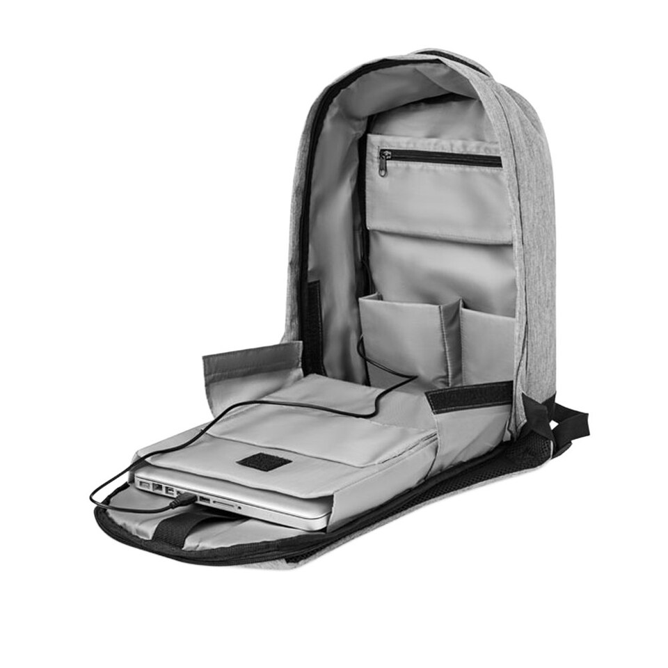 image 1 of MidOcean Berlin Two Tone Backpack - Grey - One Size Grey