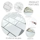 image 2 of Living and Home 10Pcs Peel and Stick 1.2mm Thick Backsplash Tiles - Off White