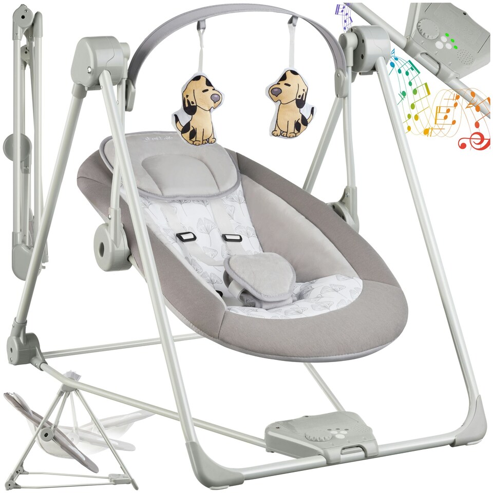 image 1 of Baby Rocker - 5 speeds, timer & automatic shut-off, 4 soothing sounds, washable cover, 9 kg load capacity
