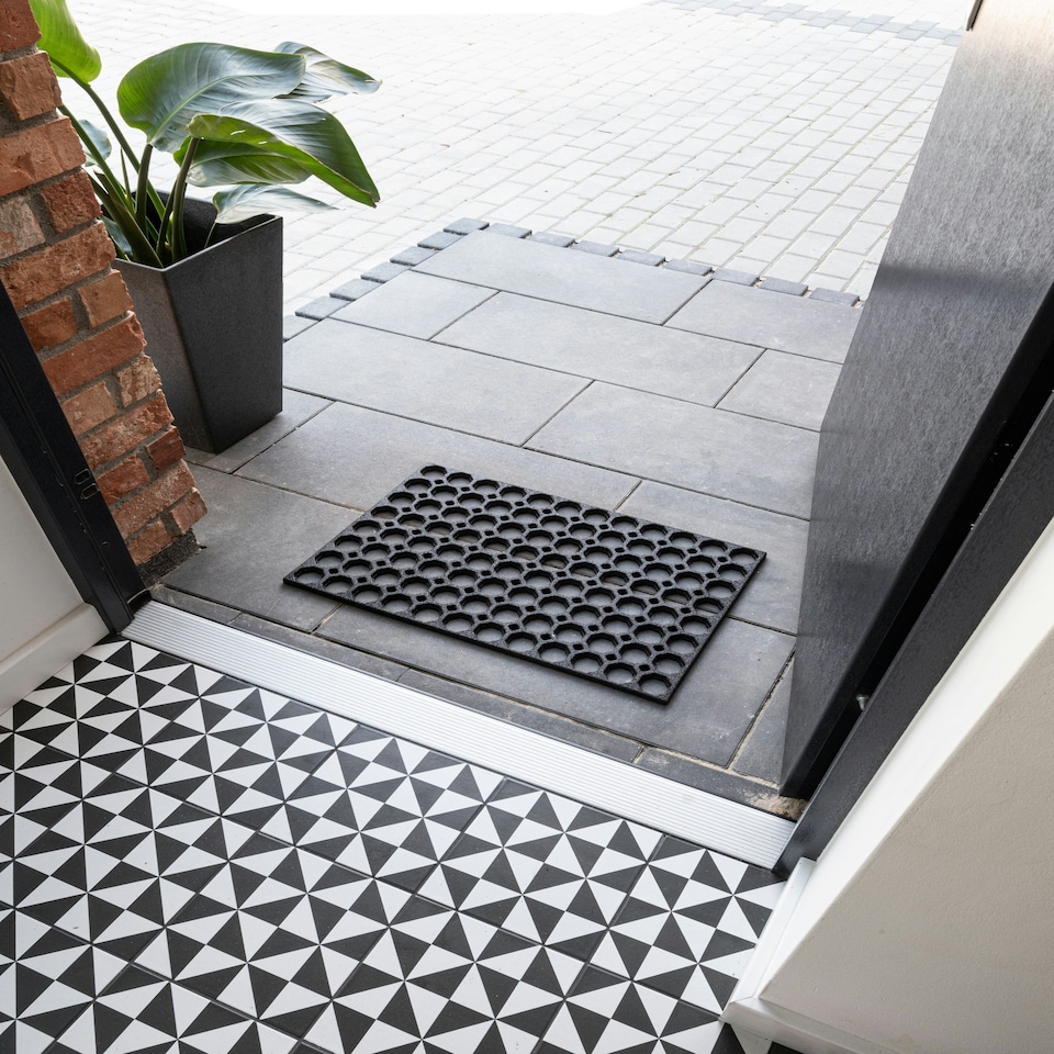 image 1 of Heavy Duty Non Slip Rubber Ring Entrance Doormat