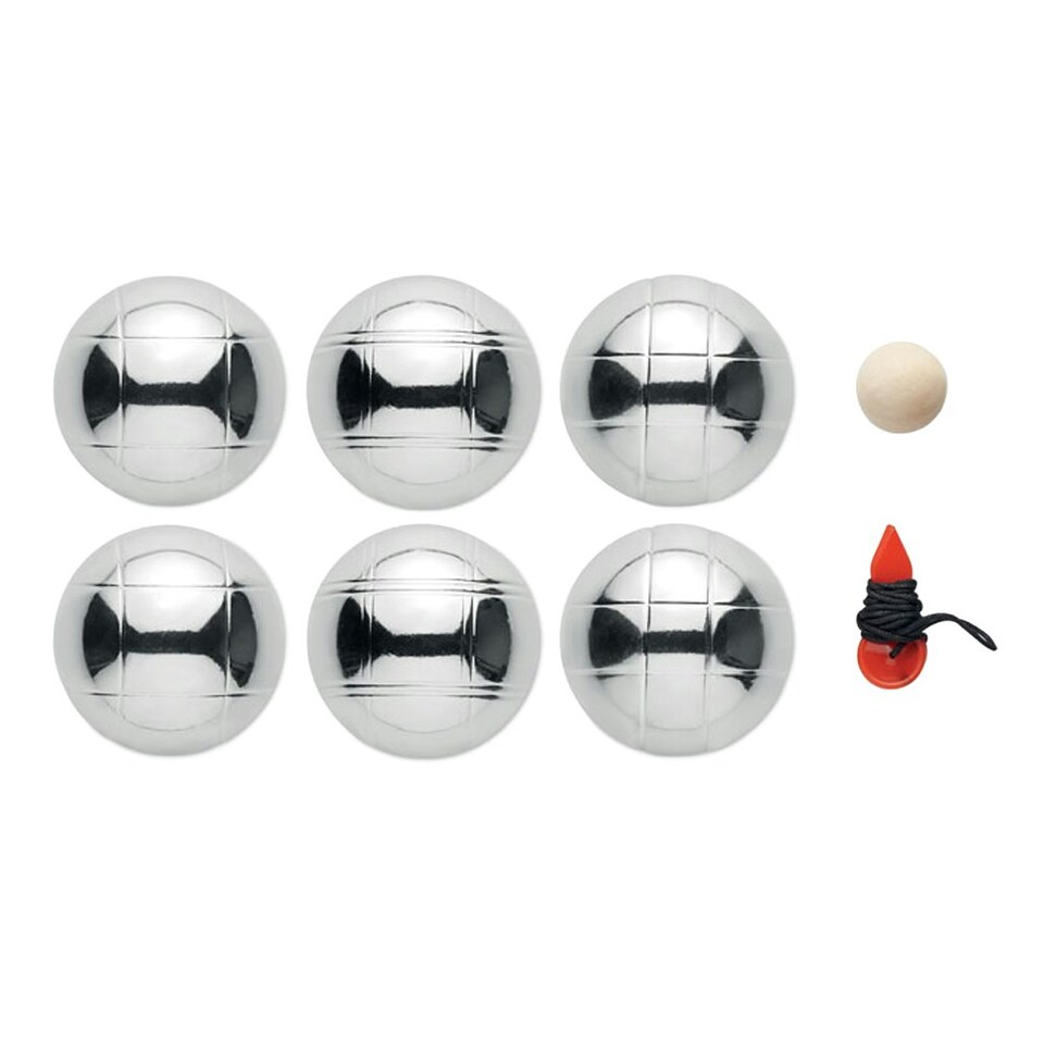 image 1 of MidOcean Otho Boules Set (Pack of 6) - Silver - One Size