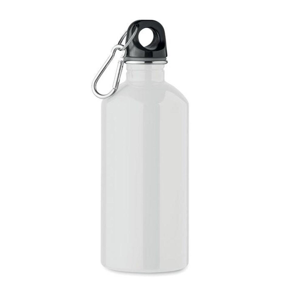 image 1 of MidOcean Remid Moss Single Wall 500ml Water Bottle - White - One Size White | One Size