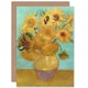 image 1 of Van Gogh Painting Vase with Twelve Sunflowers Greeting Card