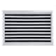 image 2 of Nicoman Aluminium Door Mat with Carpet Inserts & Brushes