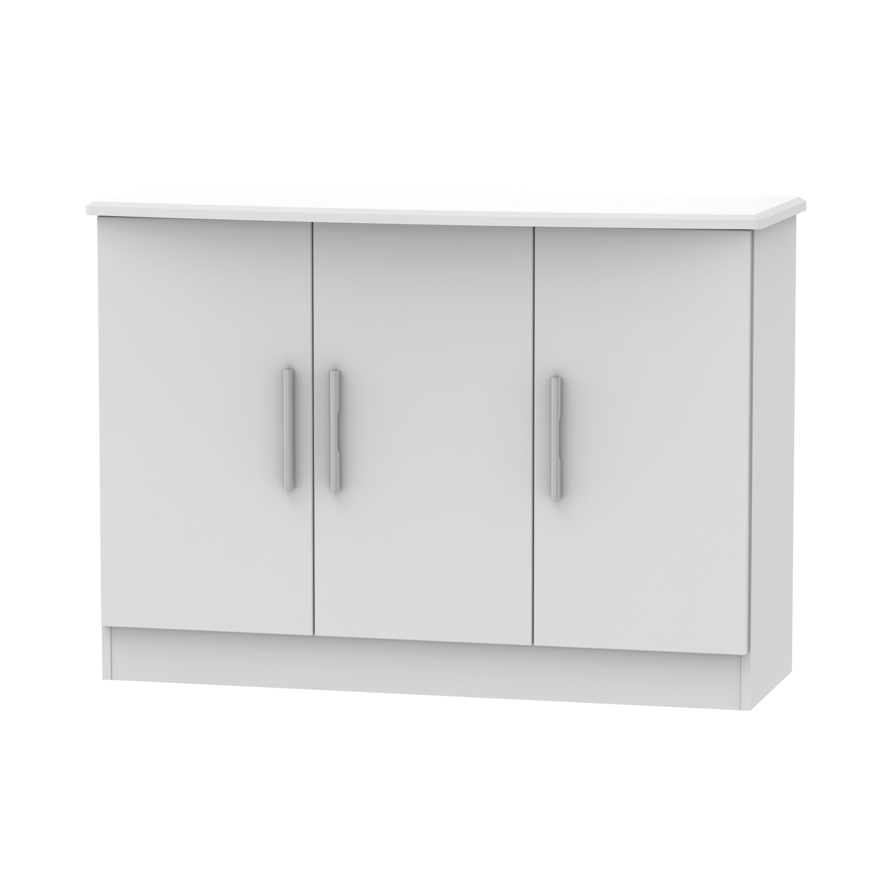 Windsor 3 Door Sideboard in Grey Matt