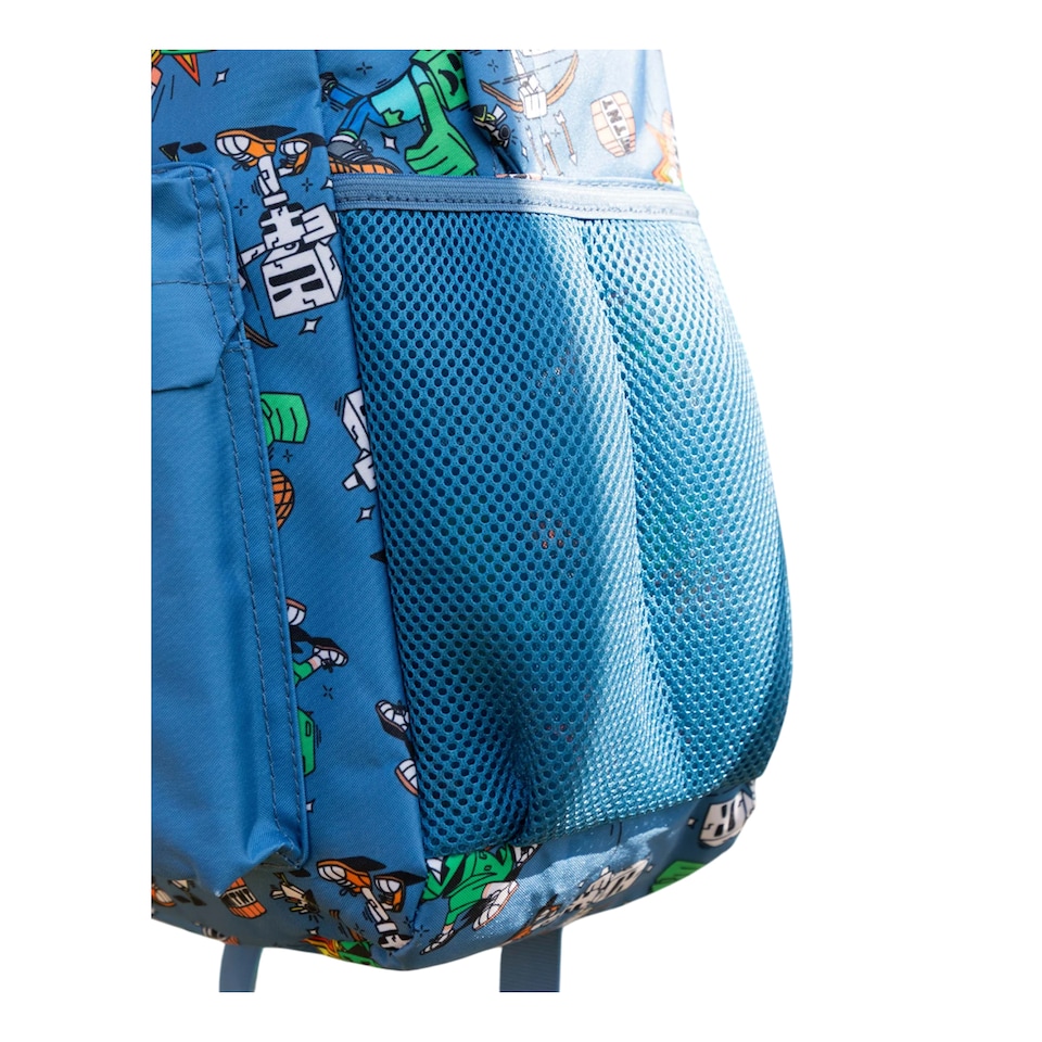 image 1 of Minecraft Childrens/Kids Zombie Backpack | Blue | Blue | One Size | 1