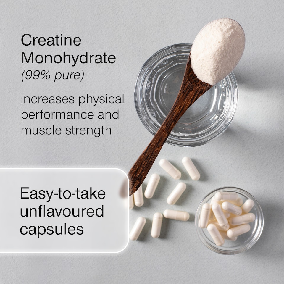 image 1 of SuperSelf Creatine Monohydrate 3000mg 120 Capsules