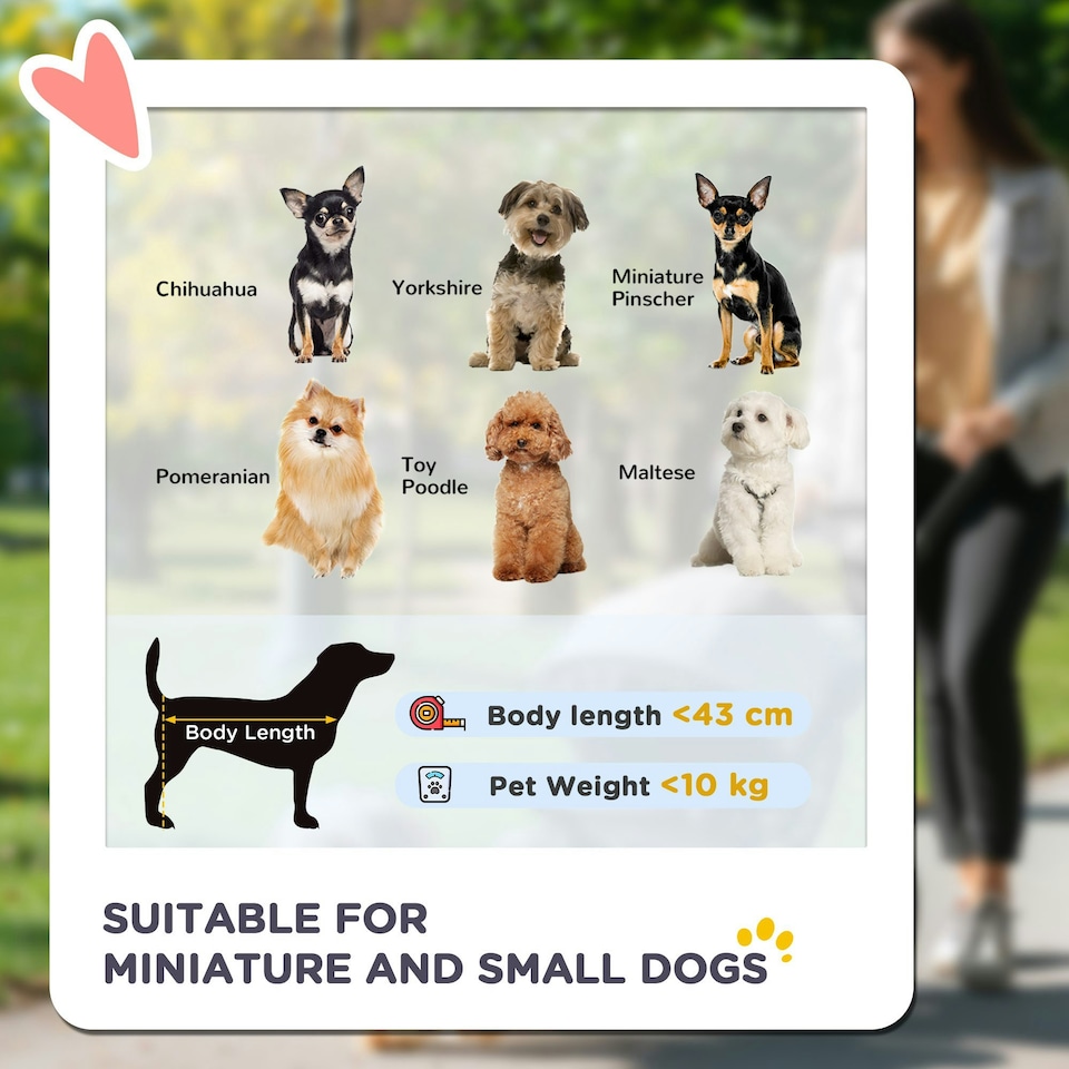 image 1 of PawHut 3 Wheel Pet Stroller, for Medium Small Dogs, Foldable Cat Pram - Grey