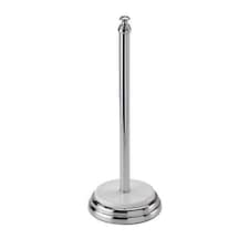 Showerdrape Opera White Chrome Freestanding Spare Toilet Roll Holder