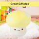 image 7 of Blue Mushroom Mochi Soft Toy Cute Plushie Huggable Cuddly Plush 25cm Blue